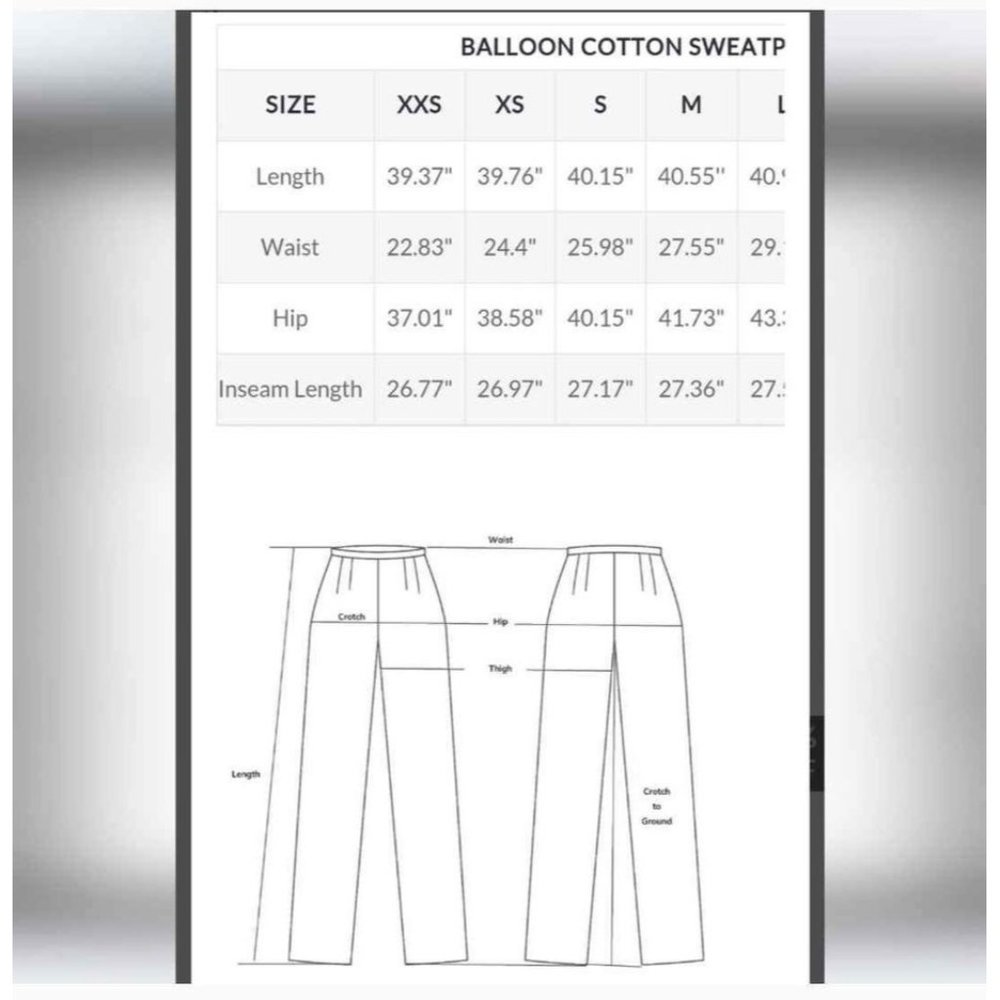 Nap pink balloon cotton sweatpants - Picture 3 of 10